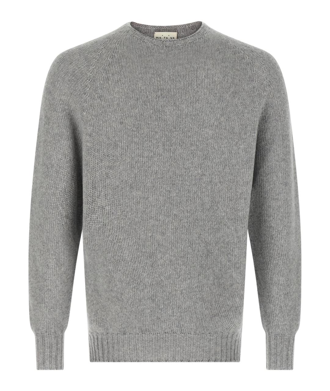 MA'RY'YA Серый шерстяной джемпер / свитер, фото 1