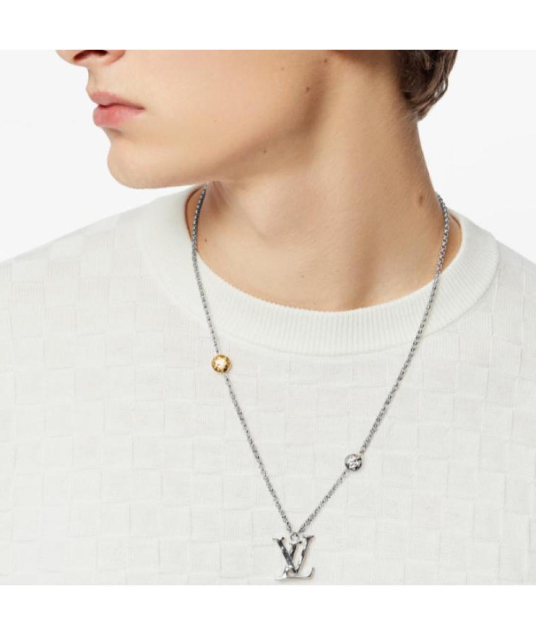 LOUIS VUITTON Серебряная цепочка/подвеска, фото 6