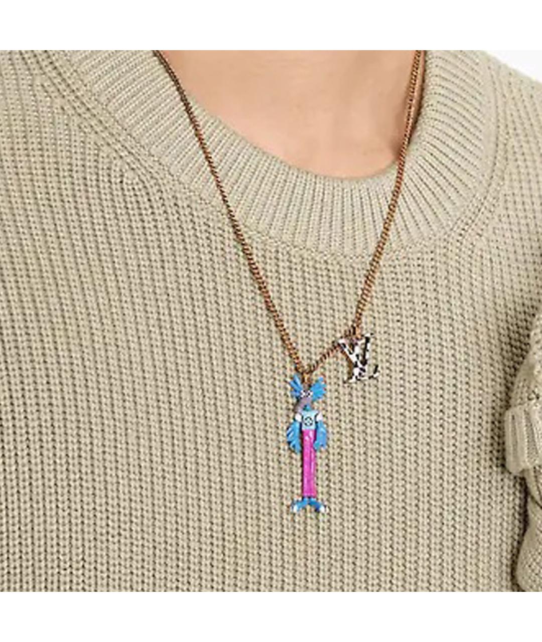 LOUIS VUITTON Золотая цепочка/подвеска, фото 4