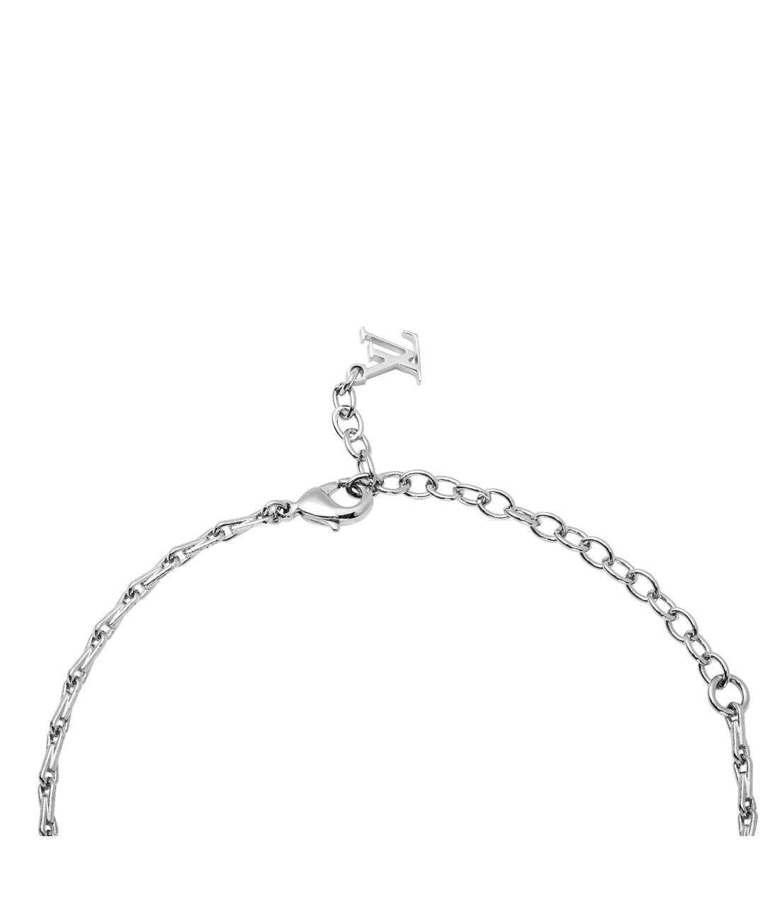 LOUIS VUITTON Серебряная металлическая цепочка/подвеска, фото 4