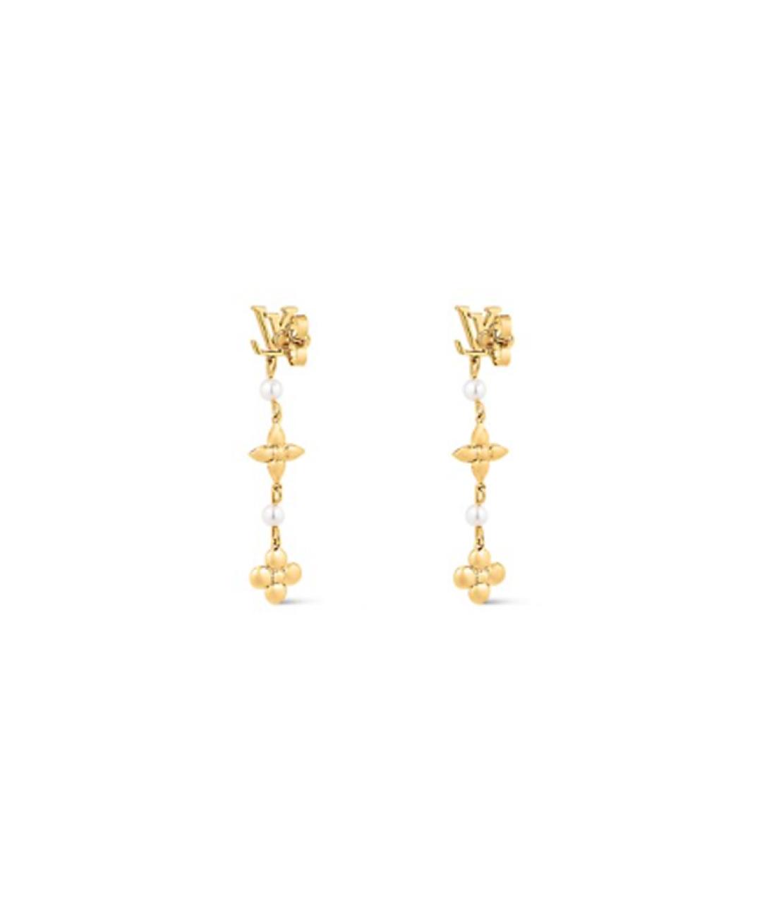 LOUIS VUITTON Золотые серьги, фото 2