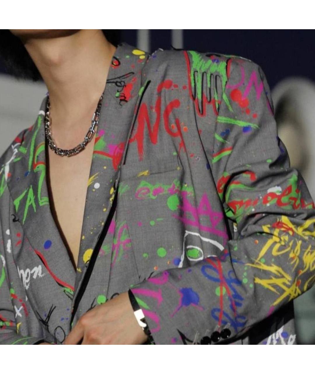 LOUIS VUITTON Серебряная металлическая подвеска, фото 3
