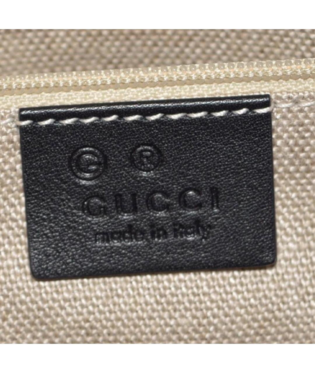 GUCCI Черная кожаная дорожная/спортивная сумка, фото 8