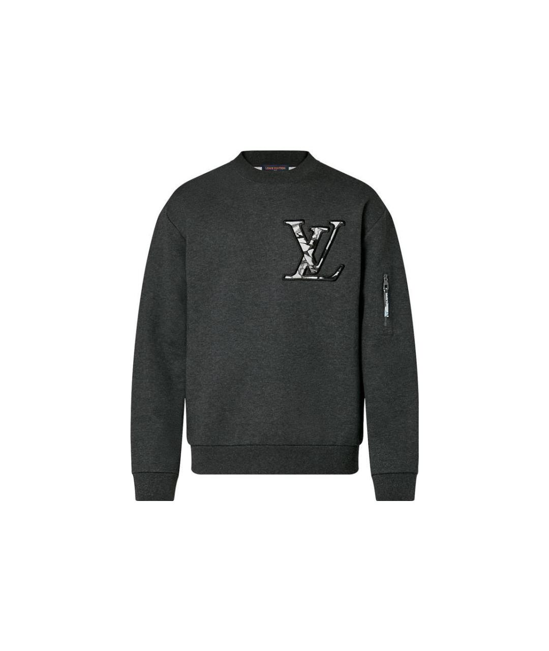 LOUIS VUITTON Серый джемпер / свитер, фото 1