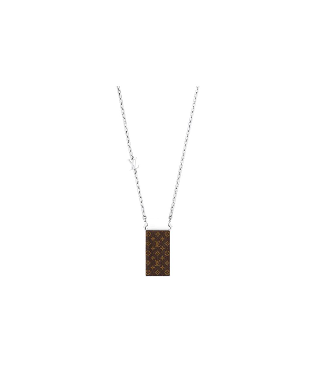 LOUIS VUITTON Серебряная металлическая цепочка/подвеска, фото 1
