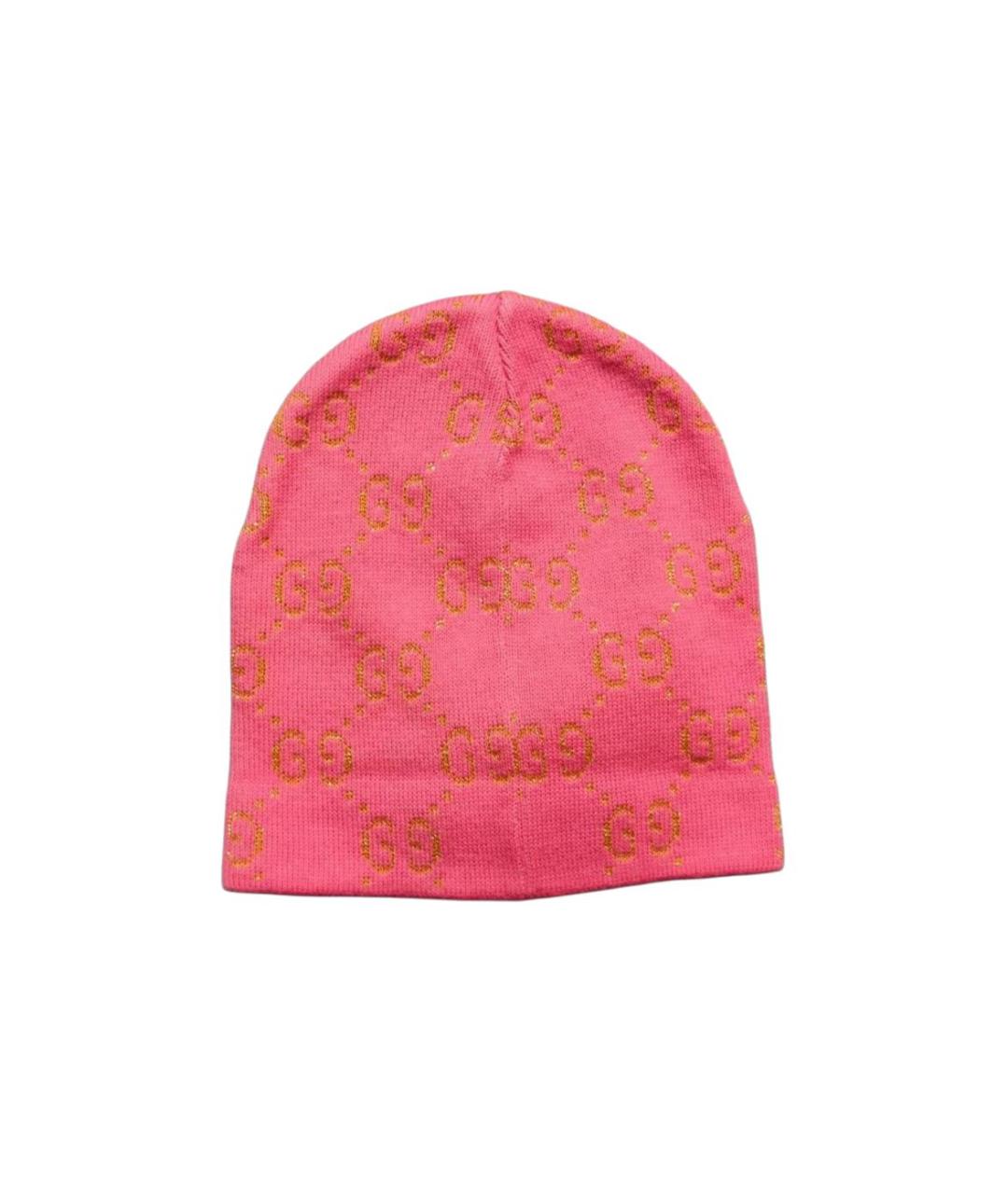 GUCCI Розовая шапка, фото 1