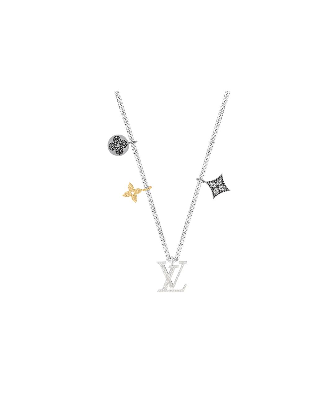 LOUIS VUITTON Серебряная металлическая подвеска, фото 1