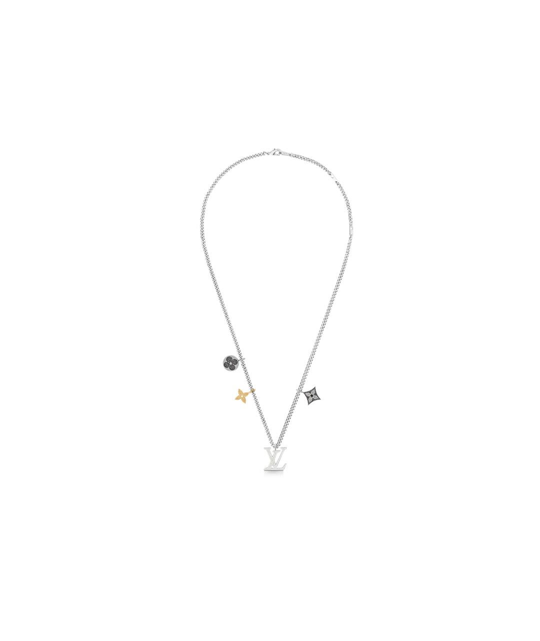 LOUIS VUITTON Серебряная металлическая подвеска, фото 2
