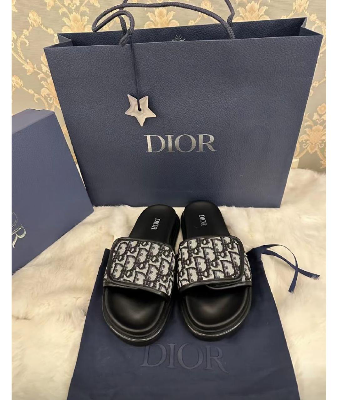 CHRISTIAN DIOR Шлепанцы, фото 6