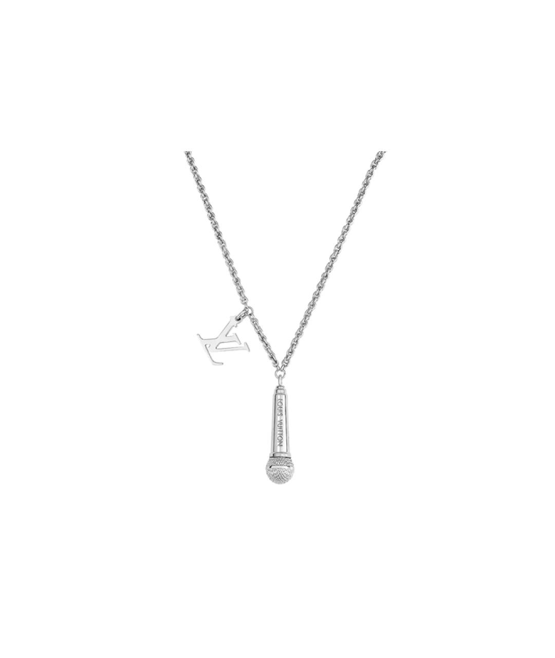 LOUIS VUITTON Серебряная металлическая цепочка/подвеска, фото 1