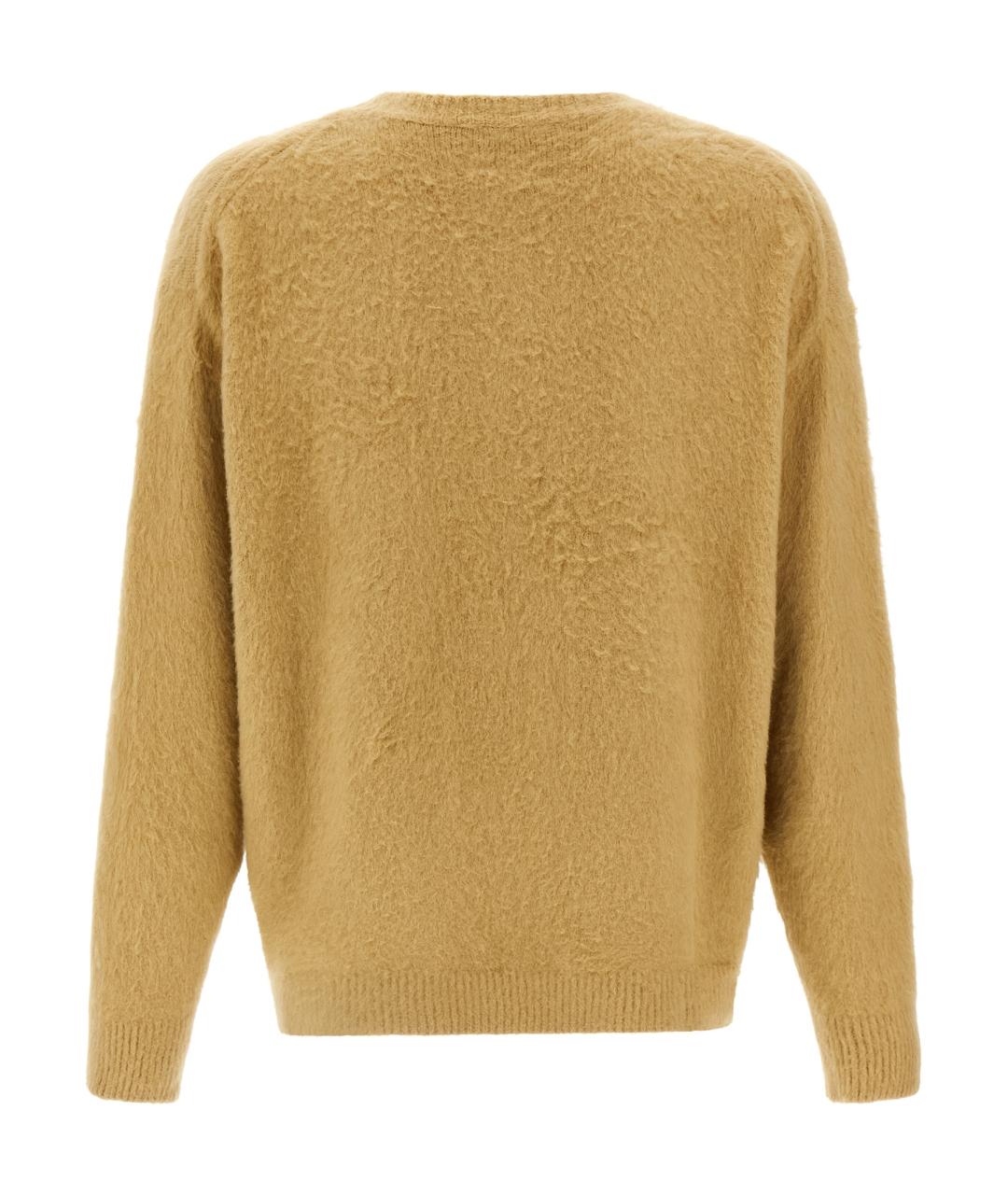 ROBERTO COLLINA Бежевый хлопковый джемпер / свитер, фото 2