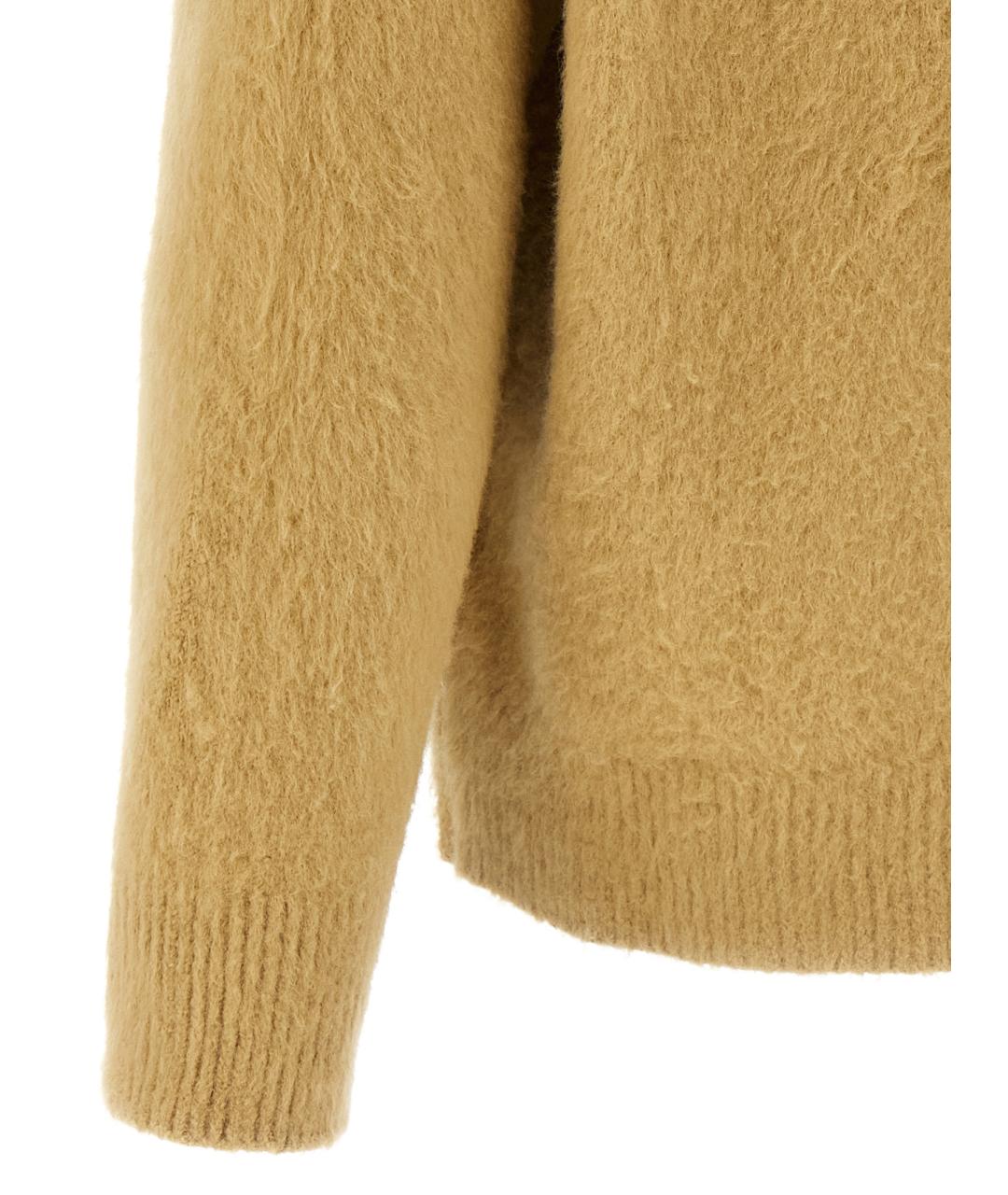 ROBERTO COLLINA Бежевый хлопковый джемпер / свитер, фото 4