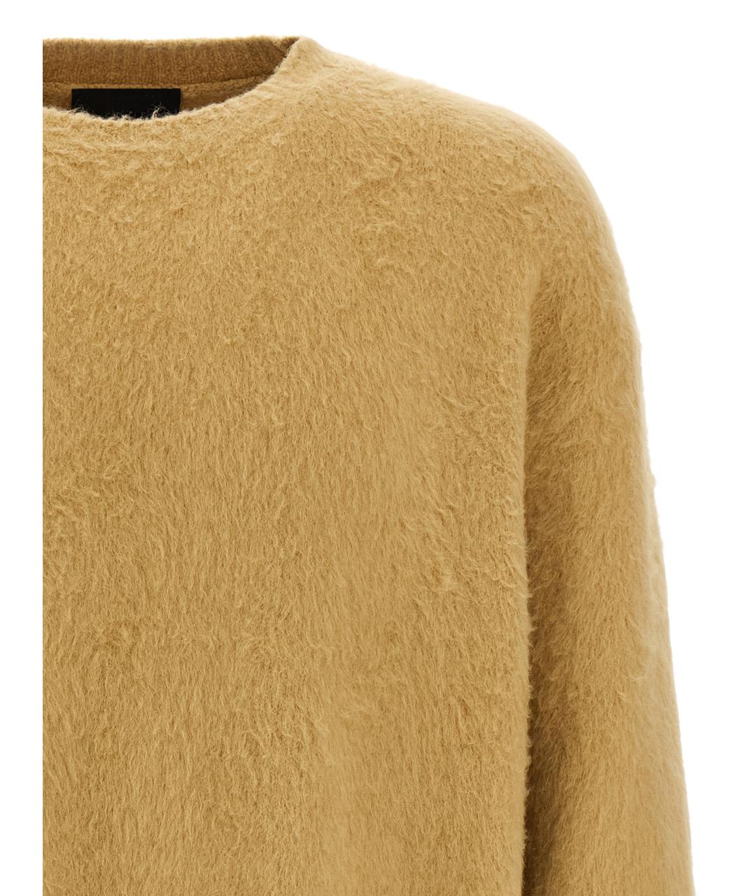 ROBERTO COLLINA Бежевый хлопковый джемпер / свитер, фото 3