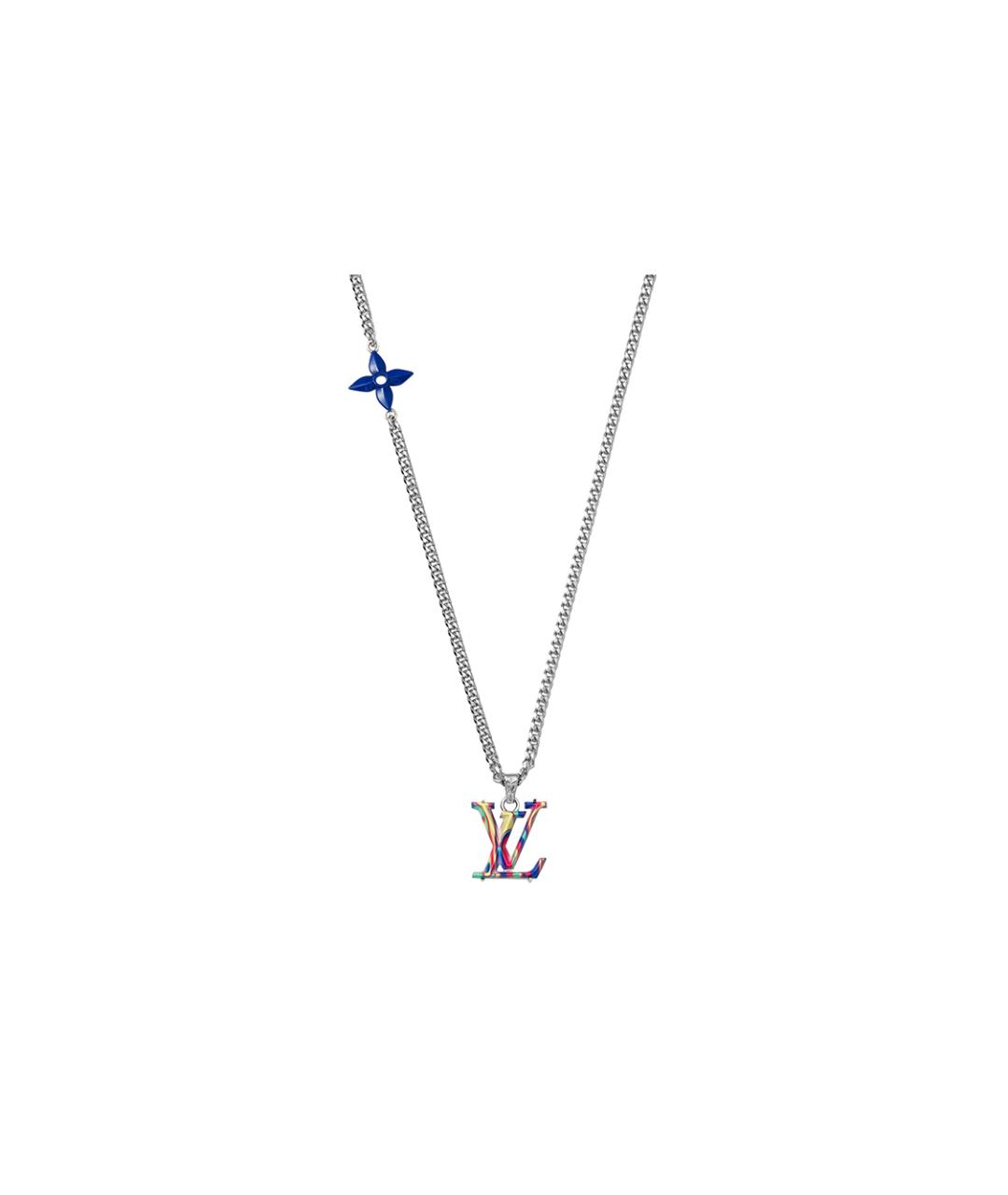 LOUIS VUITTON Серебряная металлическая подвеска, фото 1