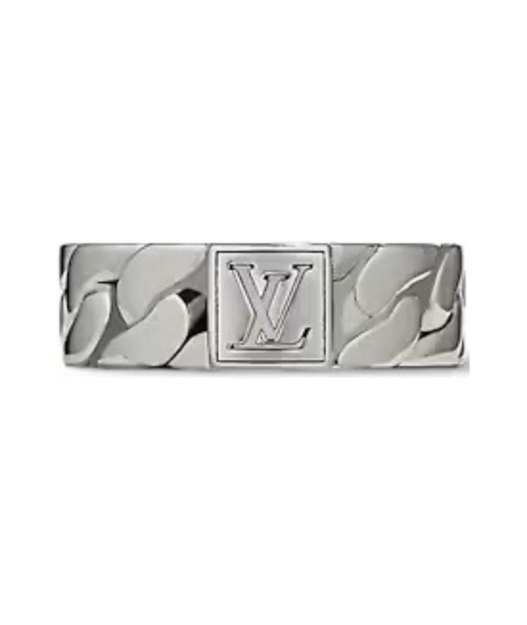 LOUIS VUITTON Серебряное металлическое кольцо, фото 1