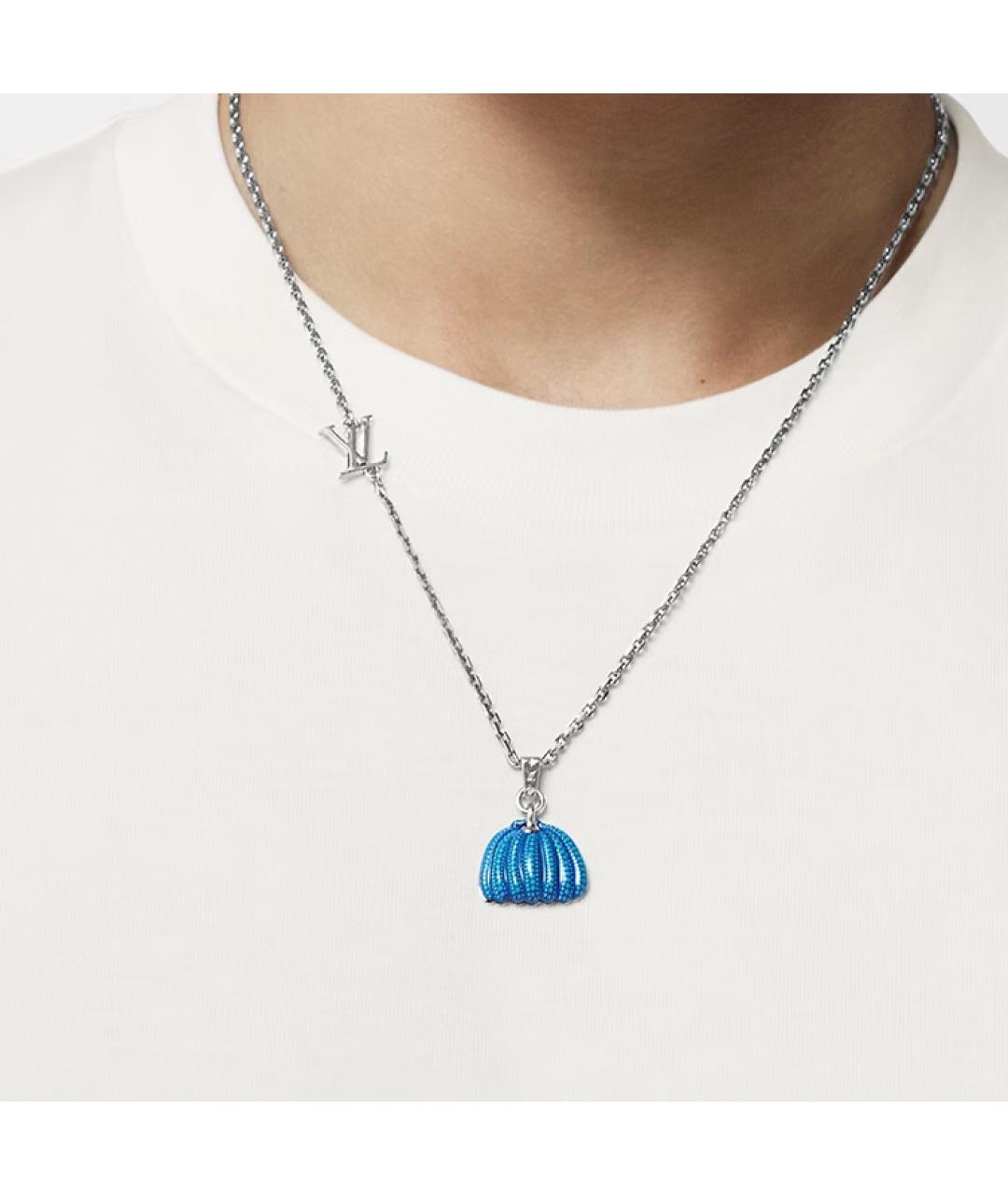 LOUIS VUITTON Серебряная металлическая подвеска, фото 3