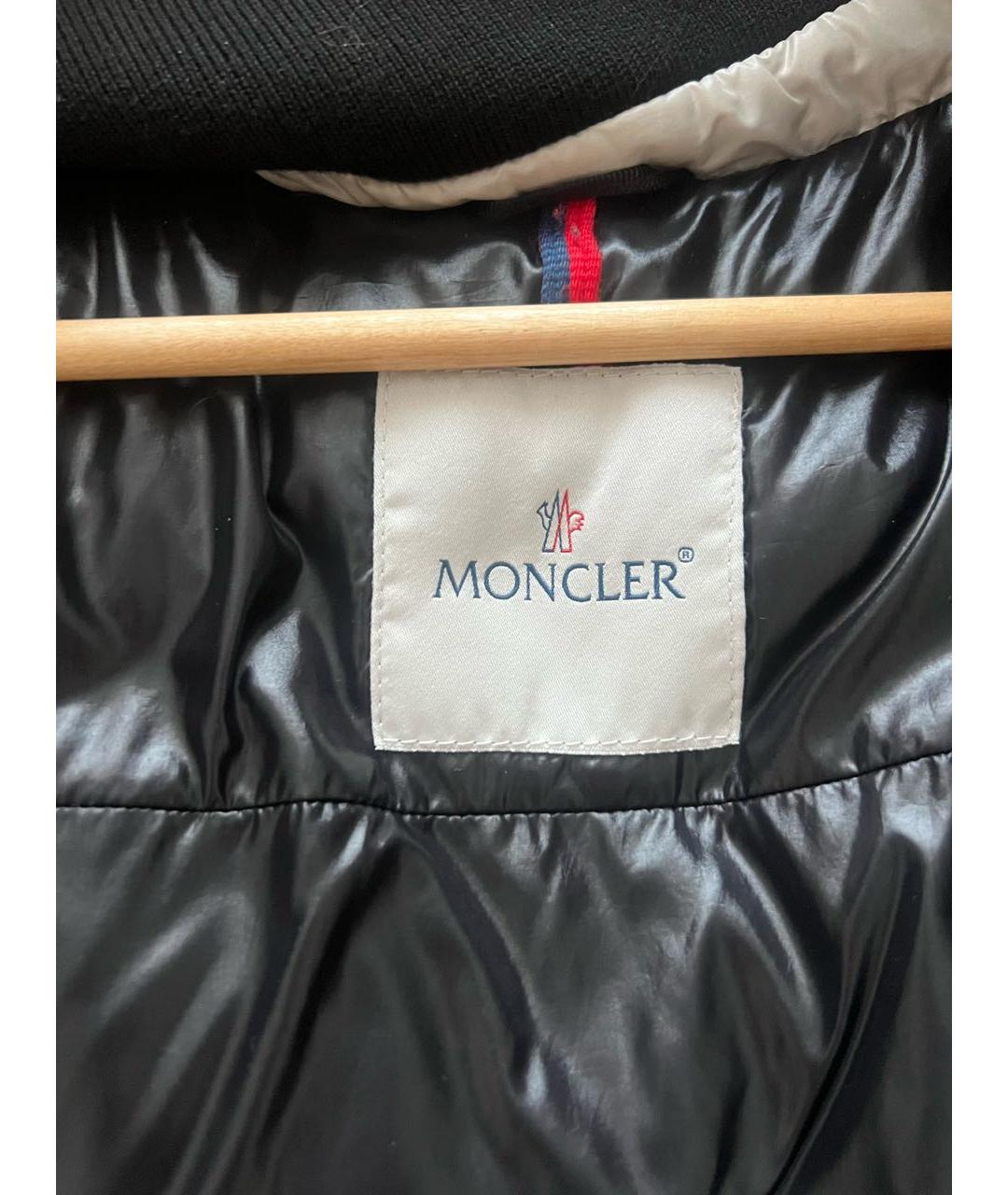 MONCLER Бежевый меховой пуховик, фото 2