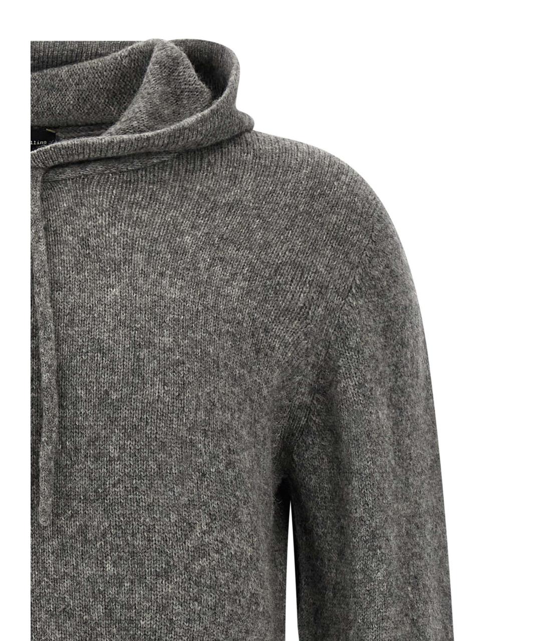 ROBERTO COLLINA Серый шерстяной джемпер / свитер, фото 3