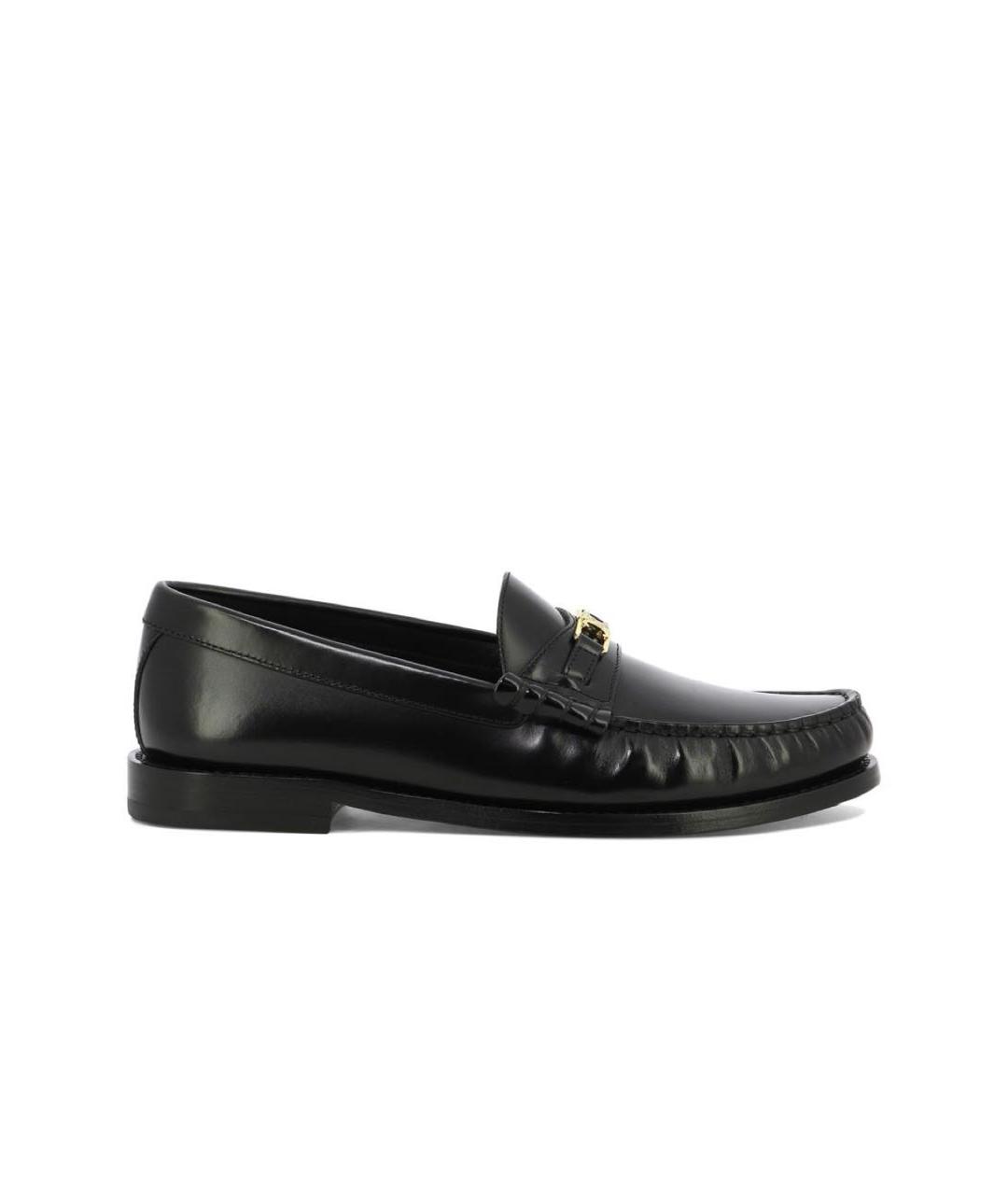 CELINE Черные кожаные мокасины, фото 8