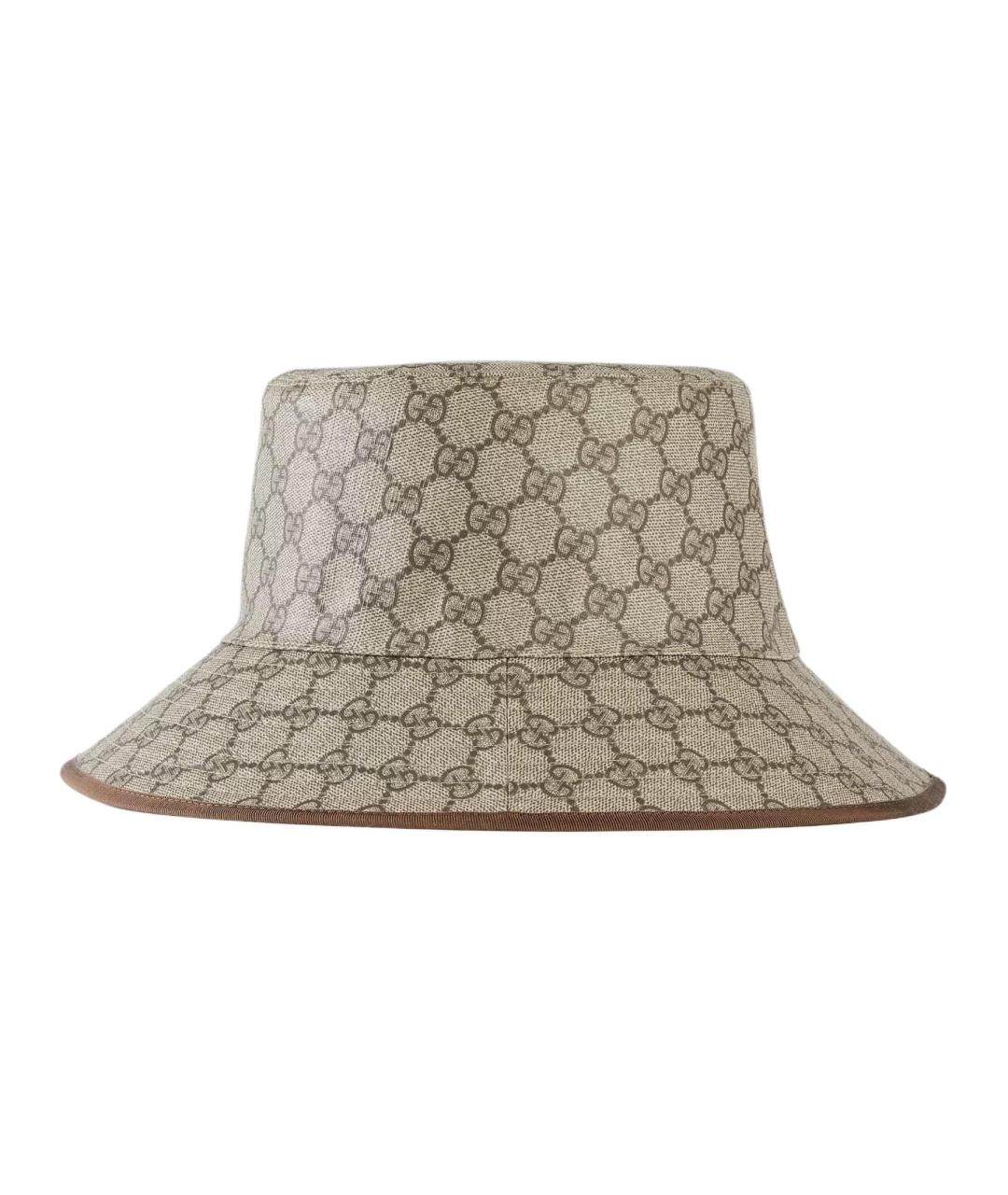 GUCCI Бежевая шляпа, фото 3