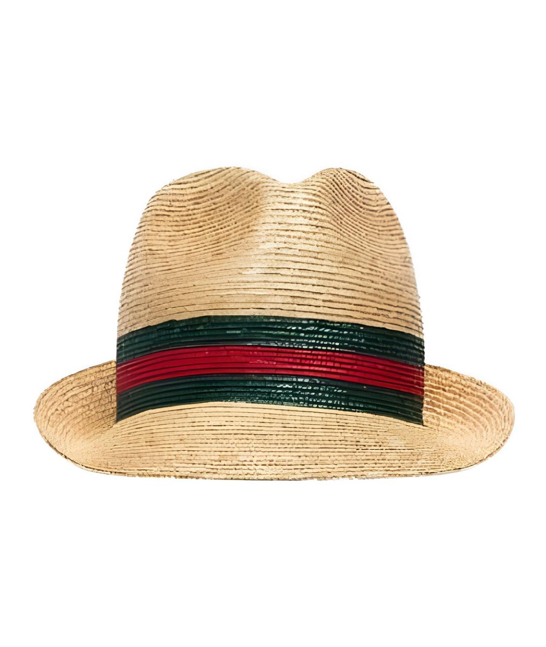 GUCCI Бежевая шляпа, фото 3