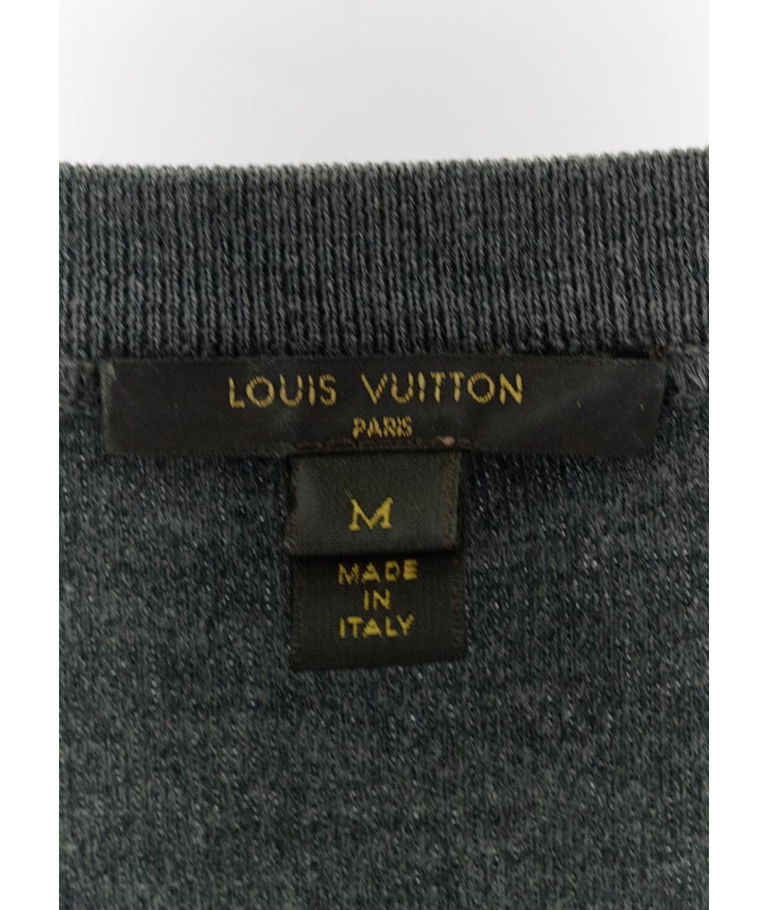 LOUIS VUITTON Серое шерстяное повседневное платье, фото 4