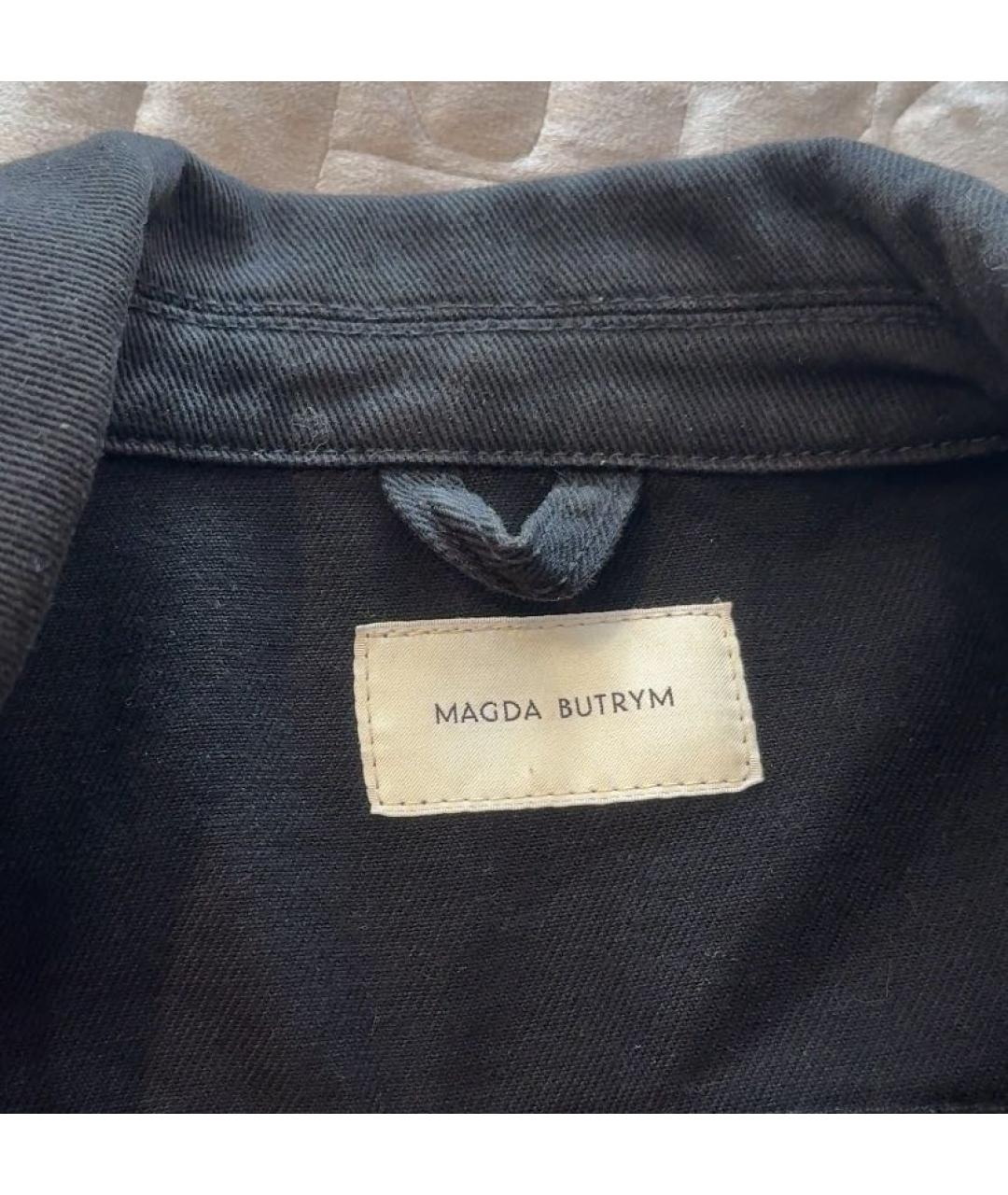 MAGDA BUTRYM Черная деним куртка, фото 3