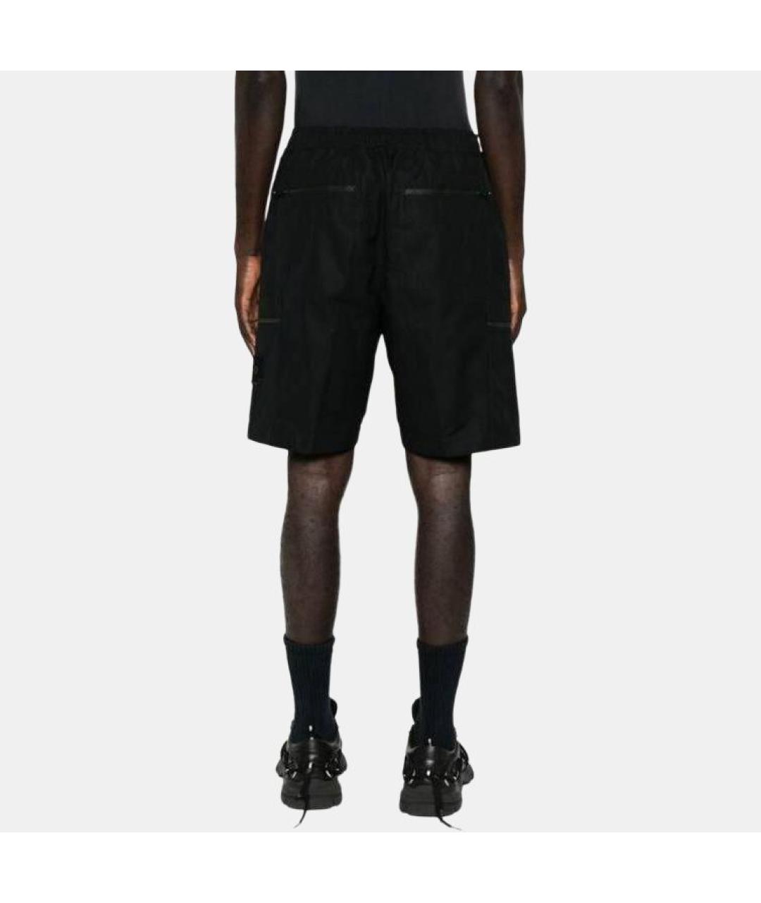 STONE ISLAND Черные шорты, фото 5