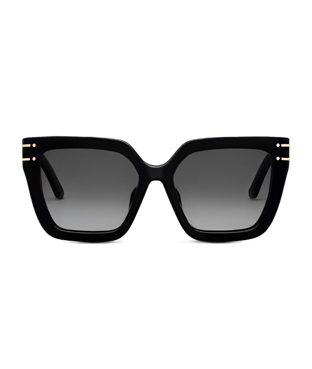 CHRISTIAN DIOR Черные пластиковые солнцезащитные очки, фото 2