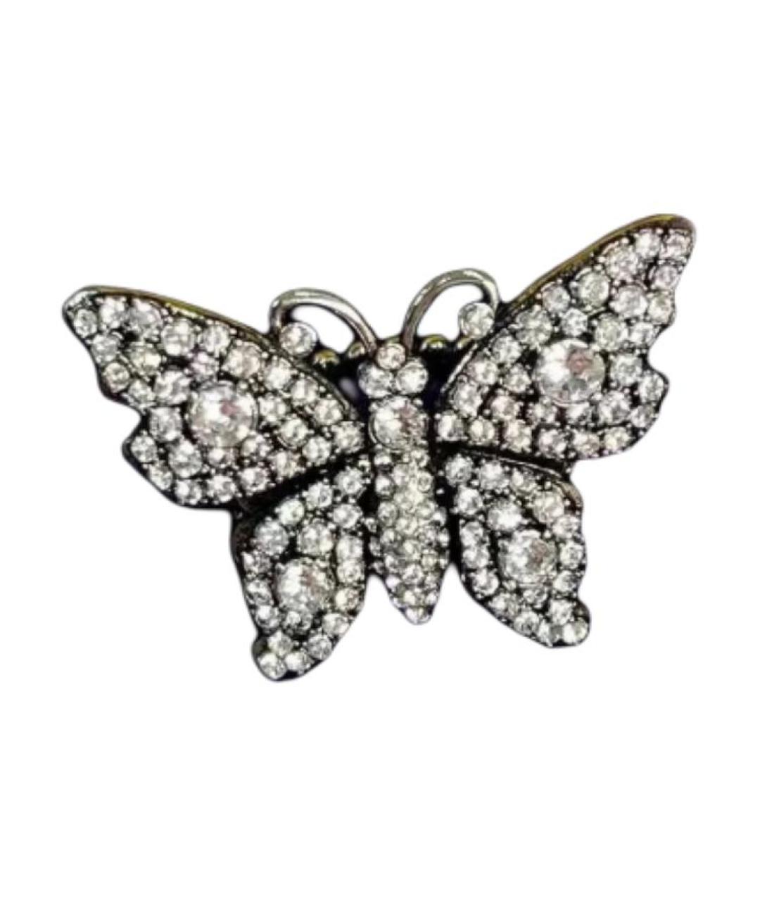 GUCCI Серебряное металлическое кольцо, фото 1
