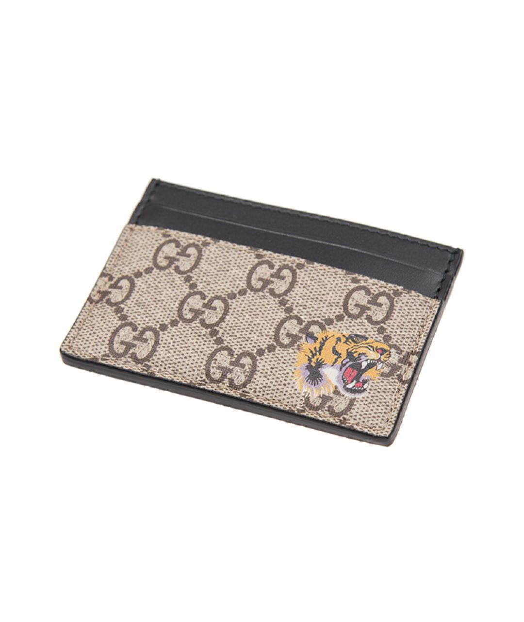 GUCCI Черный кожаный кардхолдер, фото 3