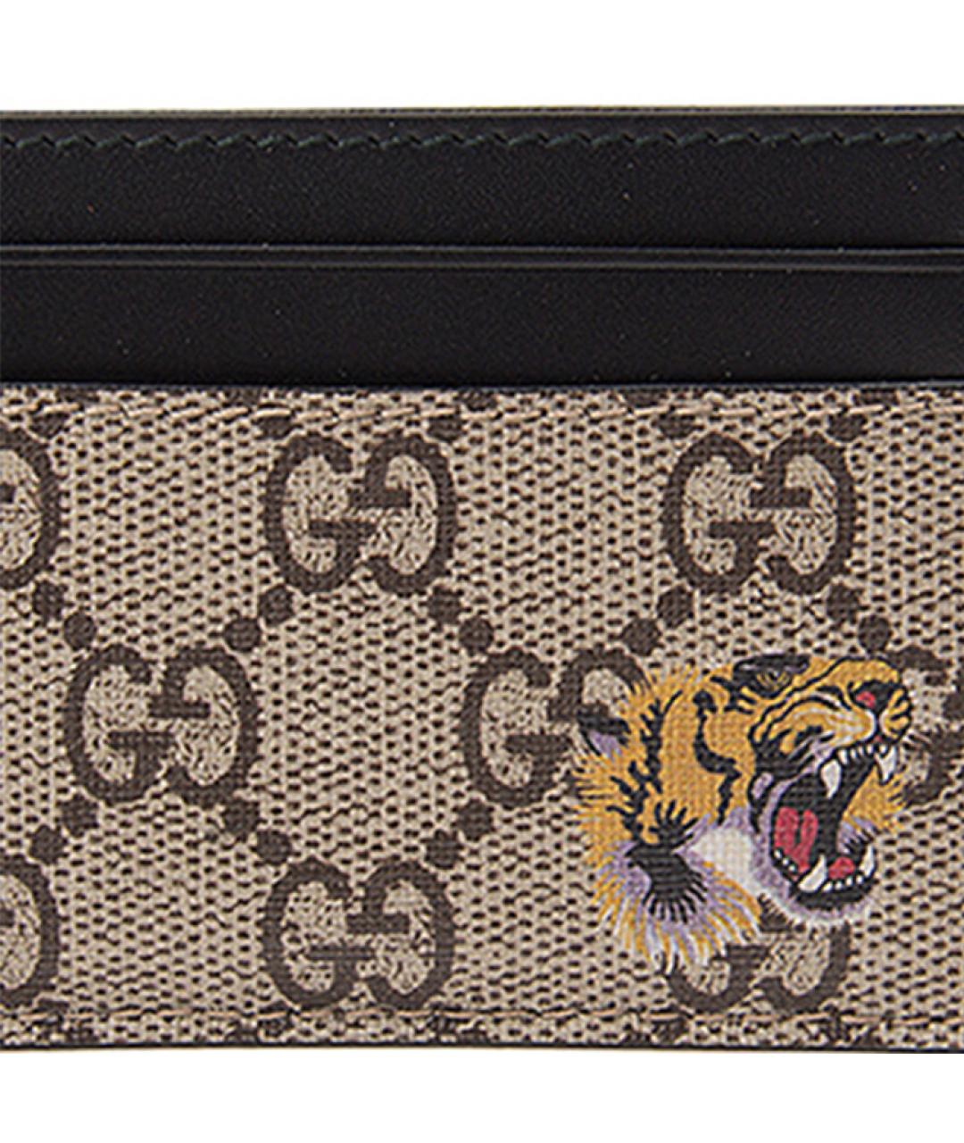 GUCCI Черный кожаный кардхолдер, фото 5