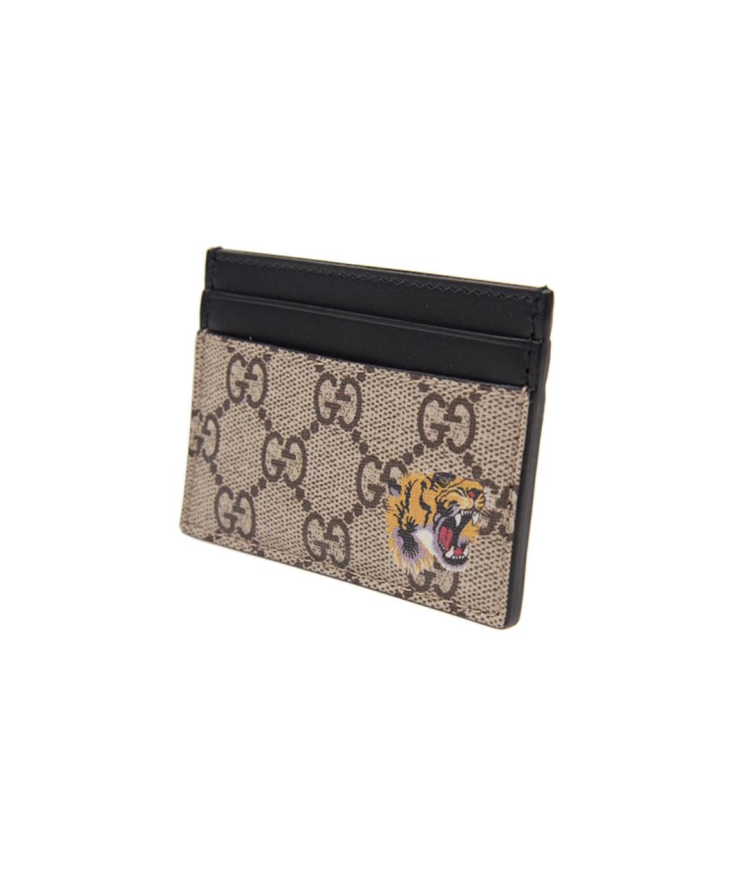 GUCCI Черный кожаный кардхолдер, фото 2