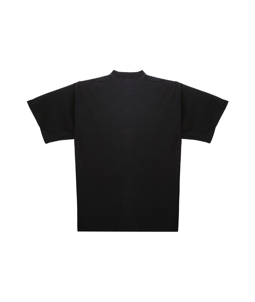 BALENCIAGA Черная футболка, фото 2