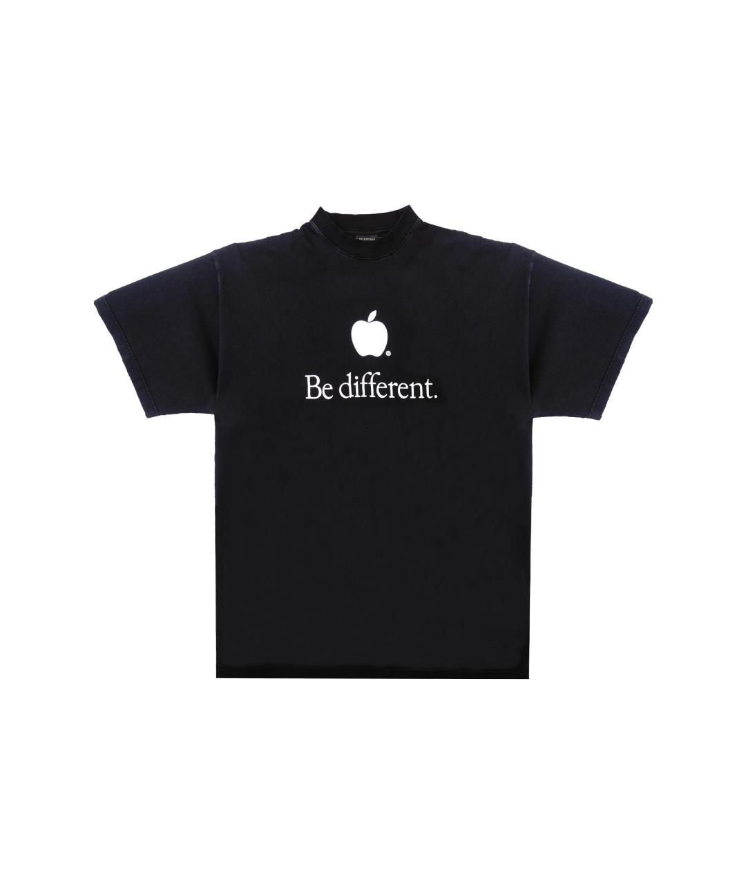 BALENCIAGA Черная футболка, фото 7