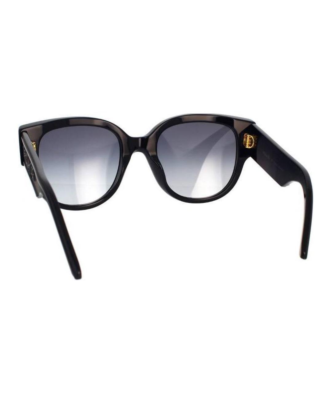 CHRISTIAN DIOR Черные пластиковые солнцезащитные очки, фото 5