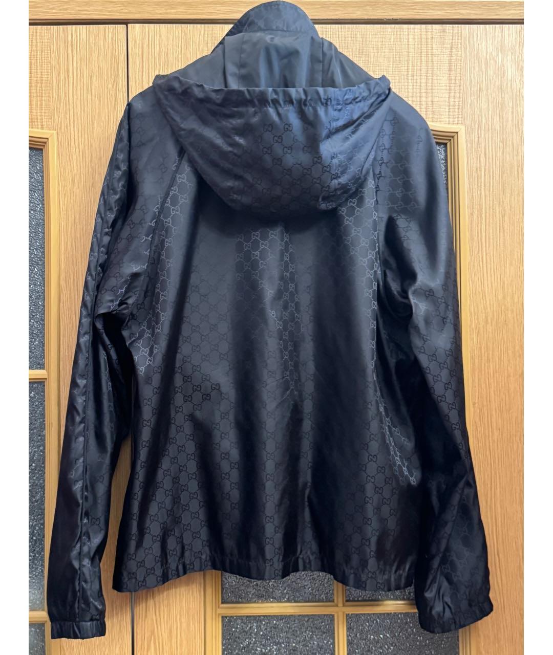 GUCCI Черная полиэстеровая куртка, фото 2