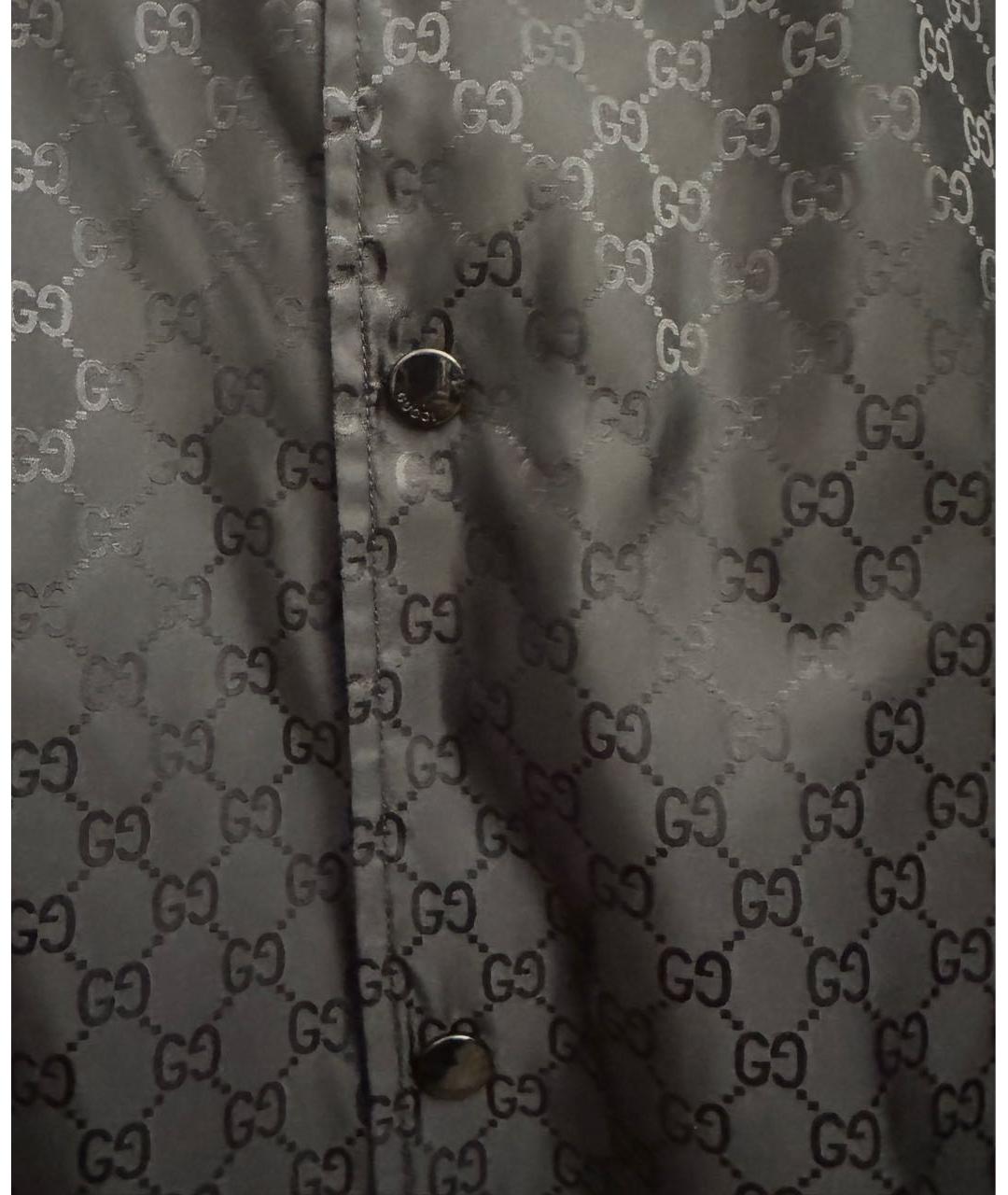GUCCI Черная полиэстеровая куртка, фото 4