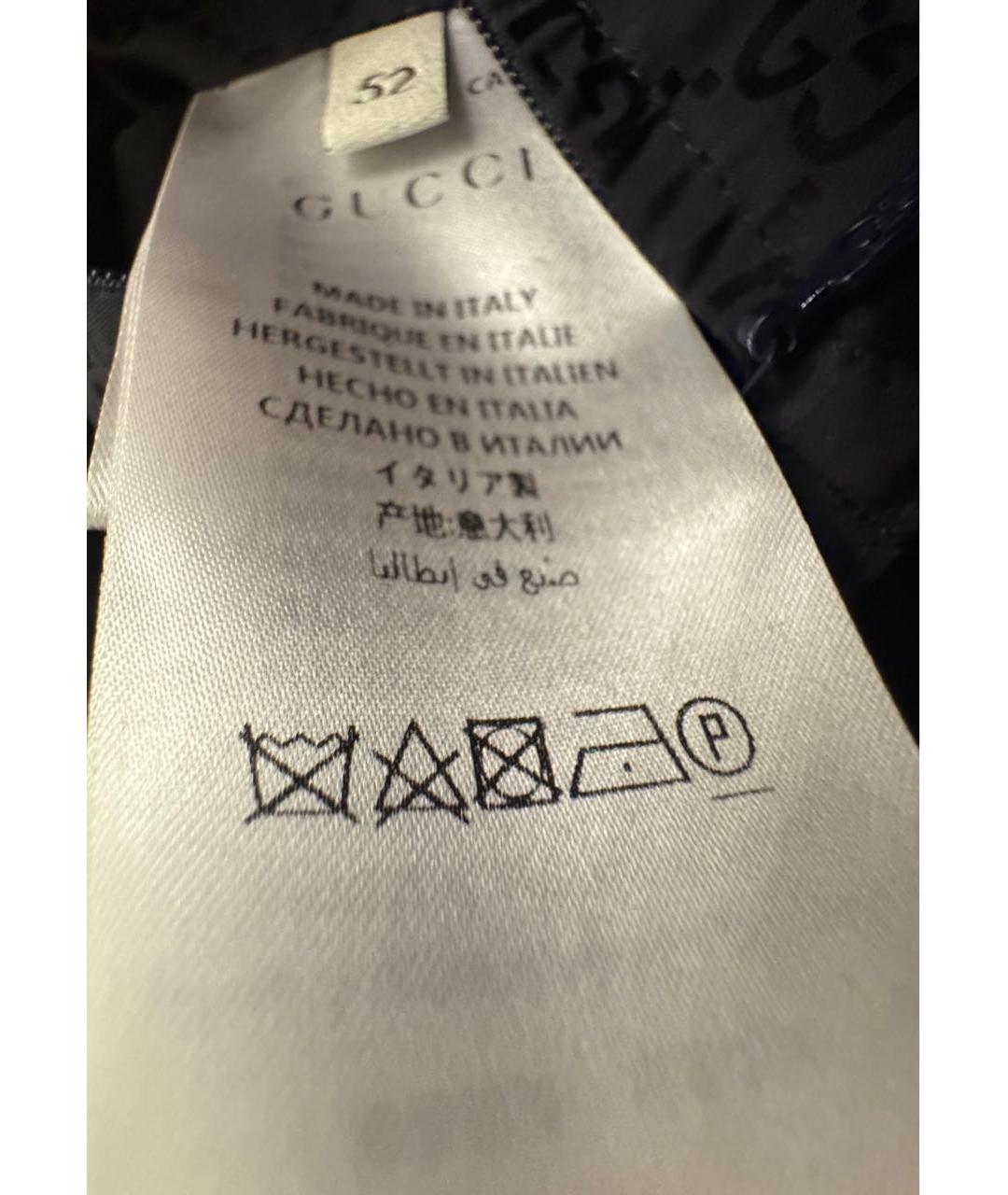 GUCCI Черная полиэстеровая куртка, фото 6