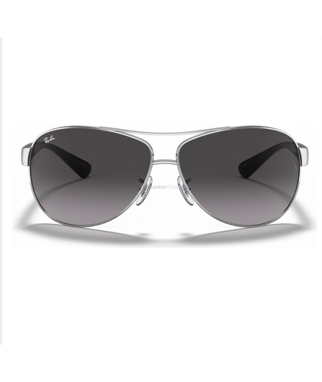 RAY BAN Черные металлические солнцезащитные очки, фото 7