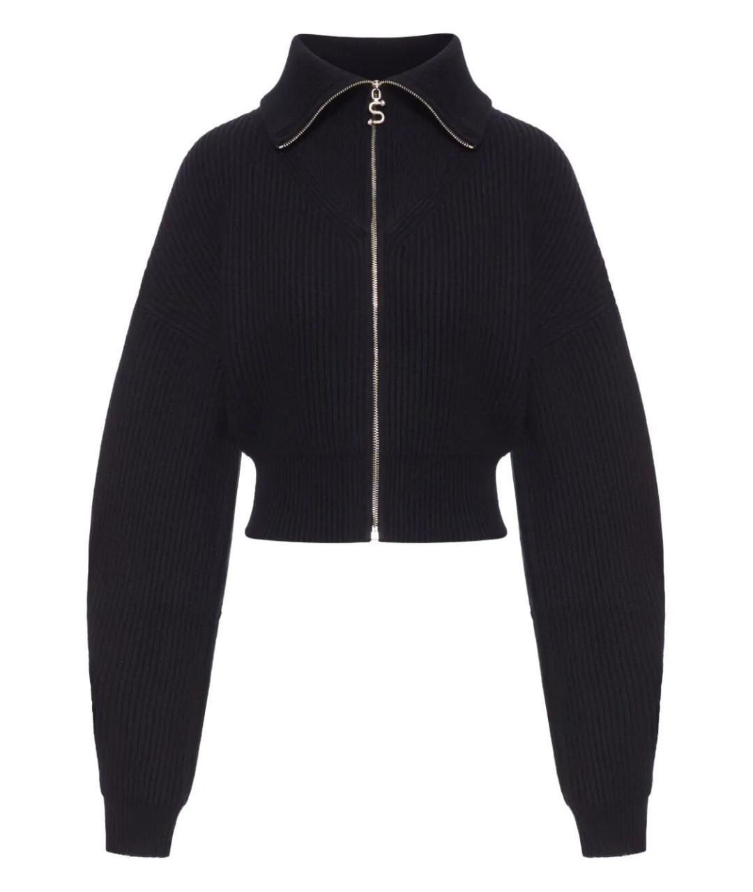 SPORTMAX Черная шерстяная куртка, фото 1