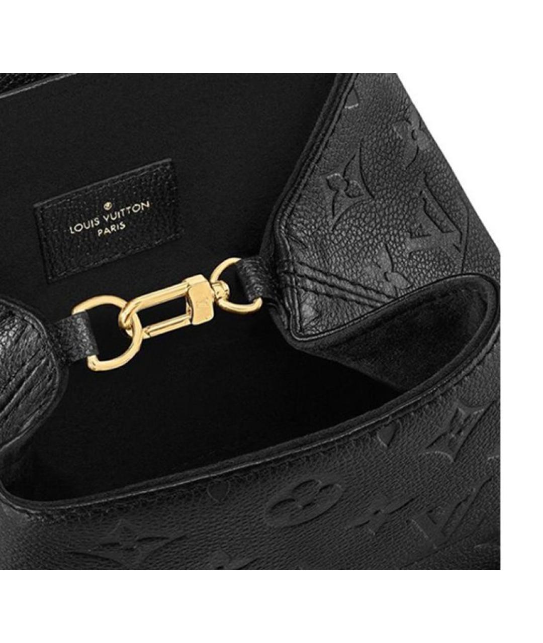 LOUIS VUITTON Черный кожаный рюкзак, фото 4