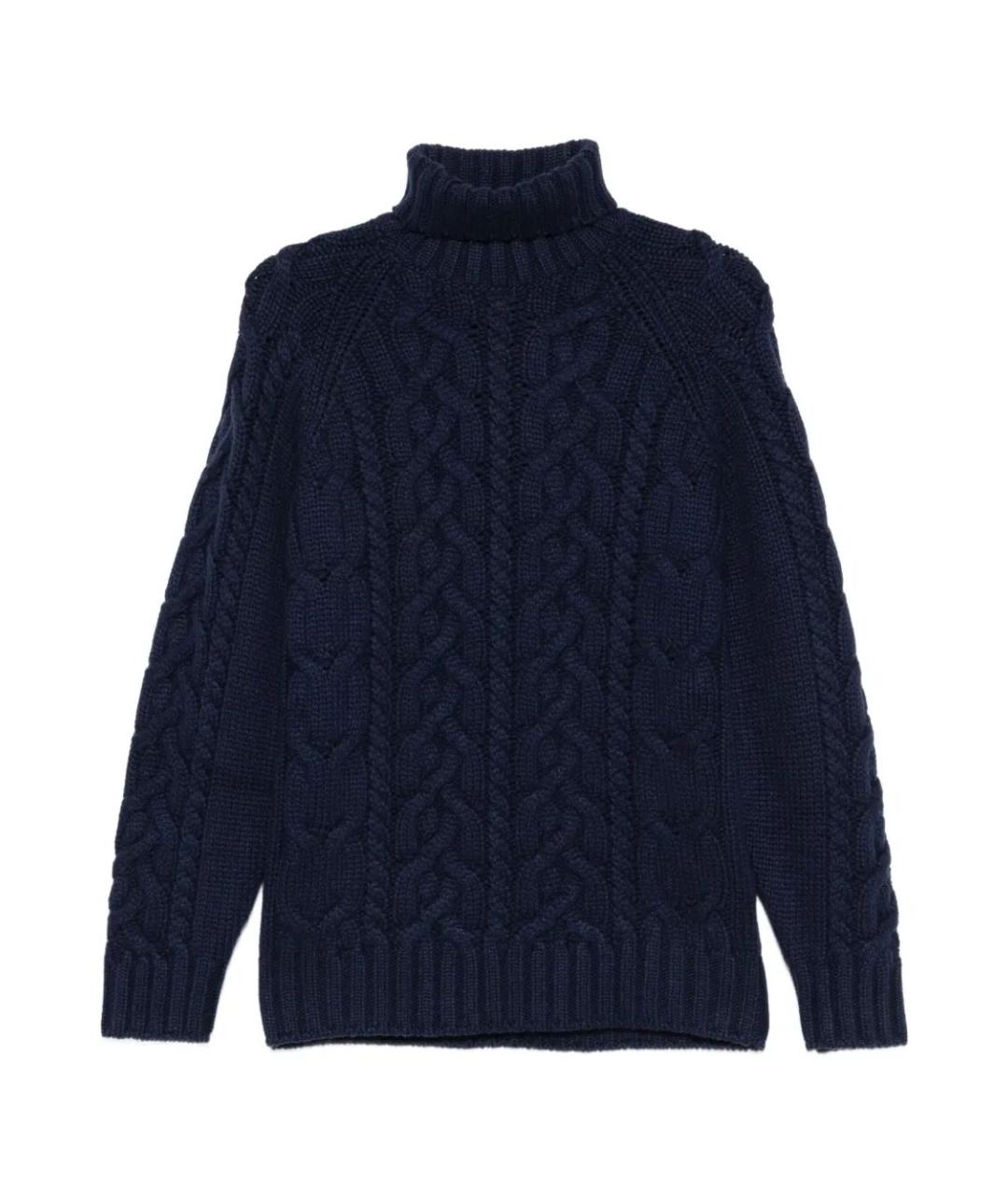 BRUNELLO CUCINELLI Темно-синий кашемировый джемпер / свитер, фото 1