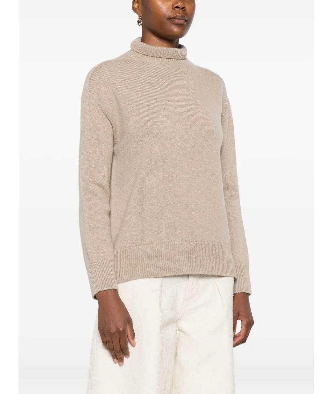 MAX MARA Бежевая кашемировая водолазка, фото 5