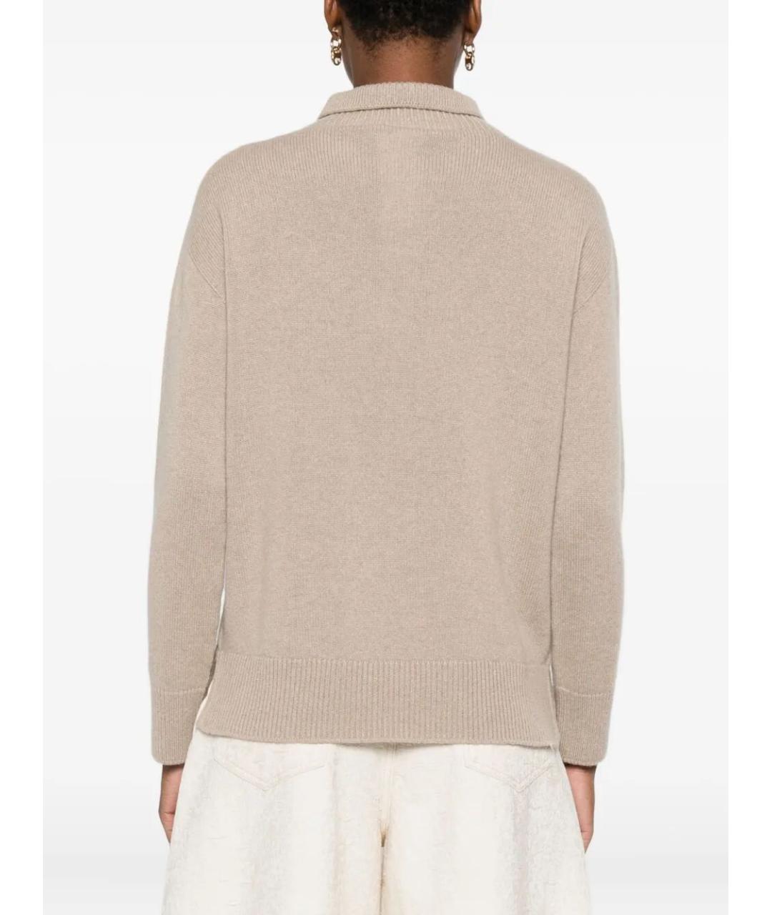 MAX MARA Бежевая кашемировая водолазка, фото 3