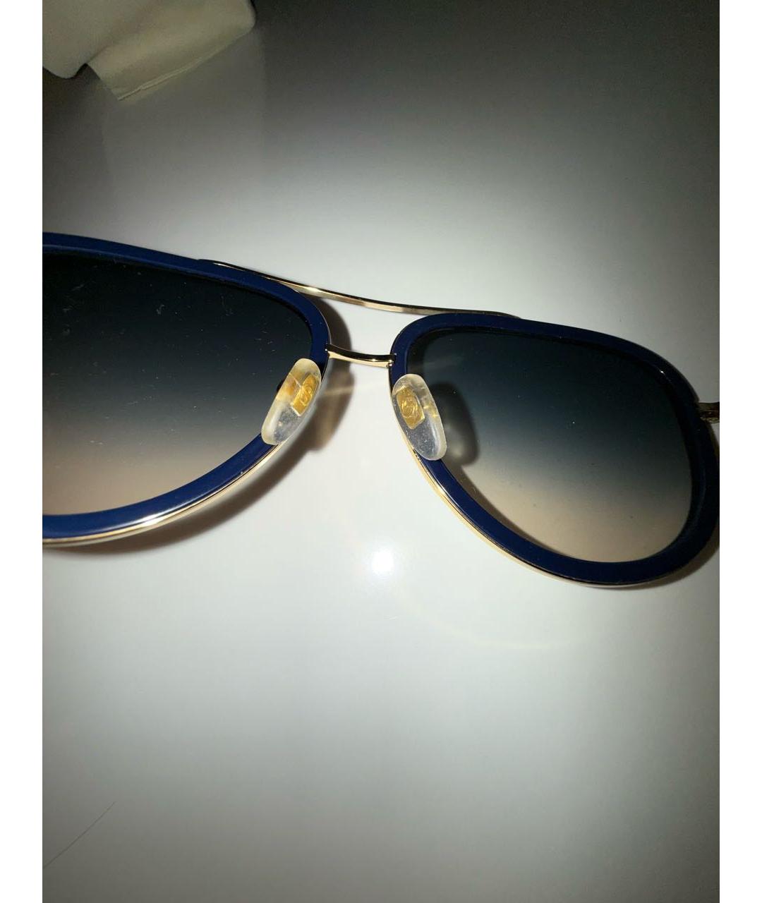 GUCCI Синие пластиковые солнцезащитные очки, фото 5