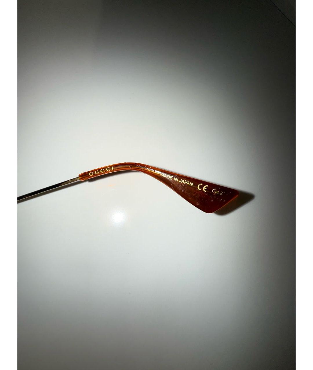 GUCCI Синие пластиковые солнцезащитные очки, фото 7