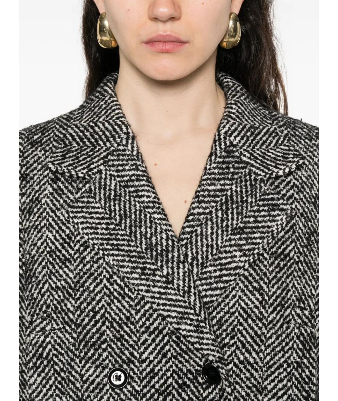 DOLCE&GABBANA Мульти шерстяное пальто, фото 5