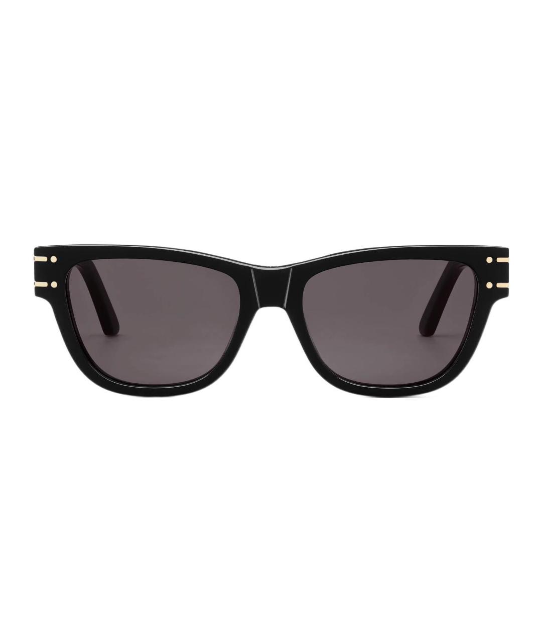 CHRISTIAN DIOR Черные пластиковые солнцезащитные очки, фото 2