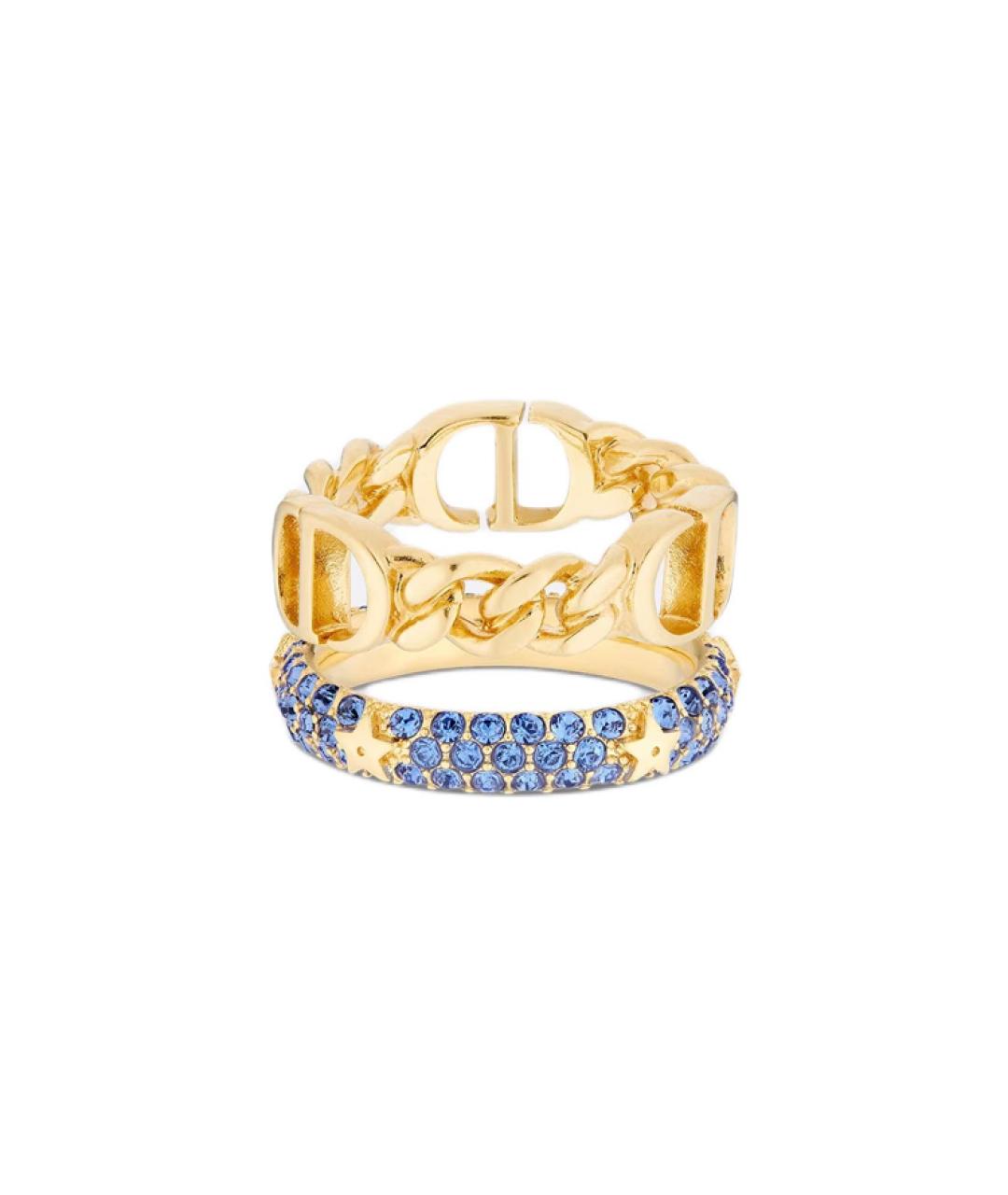 CHRISTIAN DIOR Золотое металлическое кольцо, фото 4